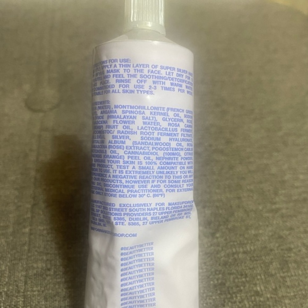 Brand New Never Used Makeupdrop Super Silver Haze Purifying Face Mask 2.23 fl Oz - Picture 5 of 6